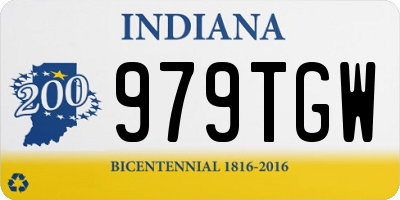 IN license plate 979TGW