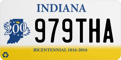 IN license plate 979THA