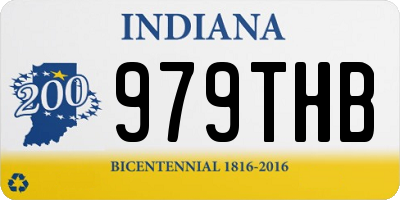 IN license plate 979THB