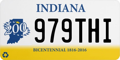IN license plate 979THI