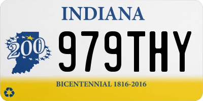 IN license plate 979THY