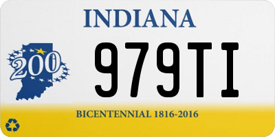 IN license plate 979TI
