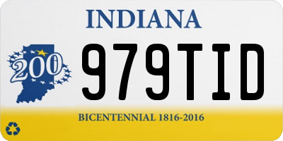IN license plate 979TID
