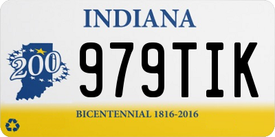 IN license plate 979TIK