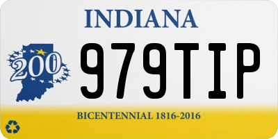IN license plate 979TIP