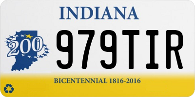 IN license plate 979TIR