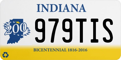 IN license plate 979TIS