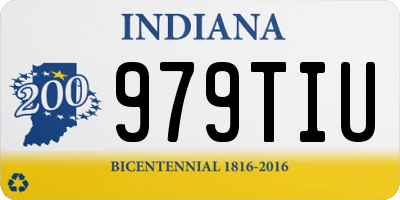 IN license plate 979TIU