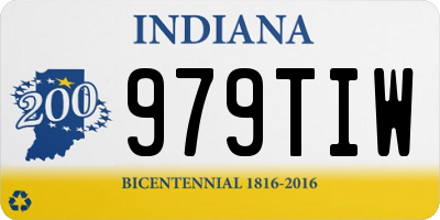 IN license plate 979TIW