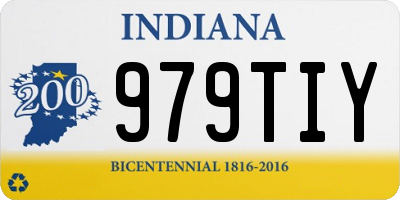 IN license plate 979TIY