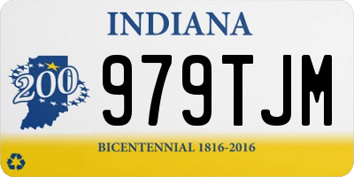 IN license plate 979TJM