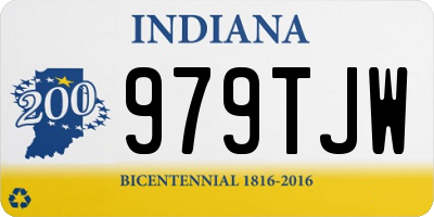 IN license plate 979TJW