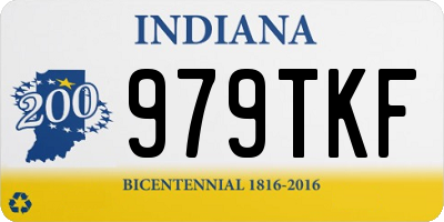 IN license plate 979TKF