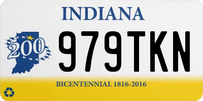 IN license plate 979TKN