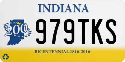 IN license plate 979TKS