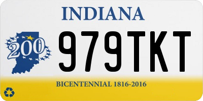 IN license plate 979TKT