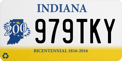 IN license plate 979TKY