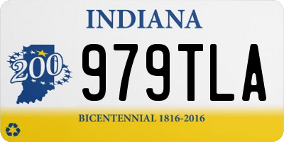IN license plate 979TLA