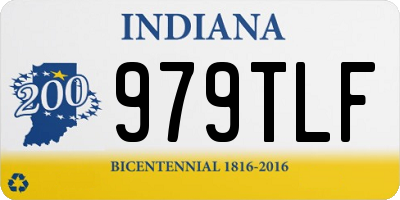 IN license plate 979TLF