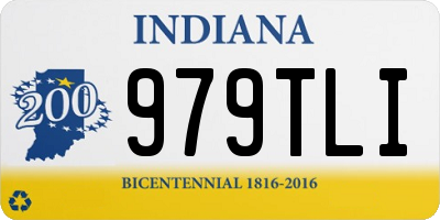 IN license plate 979TLI