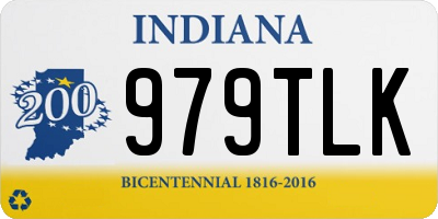 IN license plate 979TLK