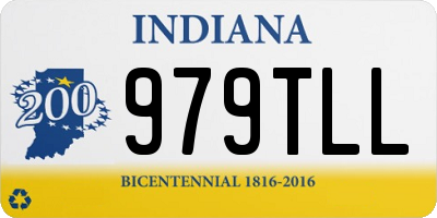 IN license plate 979TLL
