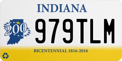 IN license plate 979TLM