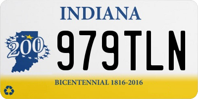 IN license plate 979TLN