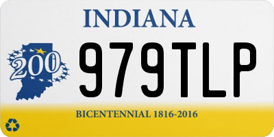IN license plate 979TLP