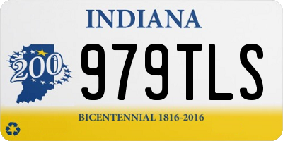 IN license plate 979TLS