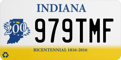 IN license plate 979TMF