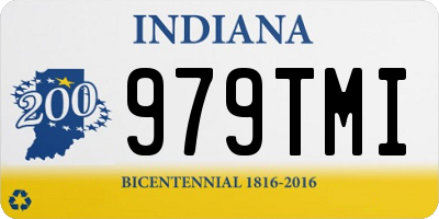 IN license plate 979TMI