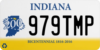 IN license plate 979TMP