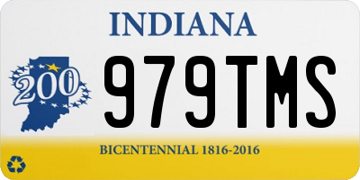 IN license plate 979TMS
