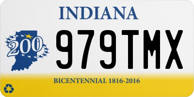 IN license plate 979TMX