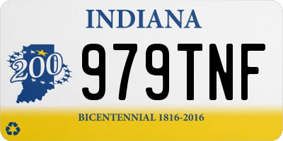 IN license plate 979TNF