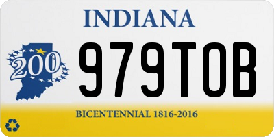 IN license plate 979TOB