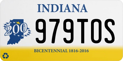 IN license plate 979TOS