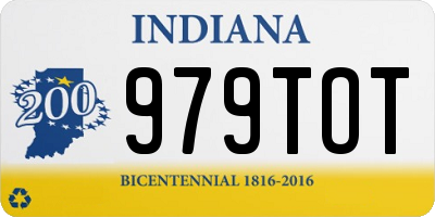 IN license plate 979TOT
