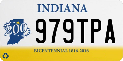 IN license plate 979TPA