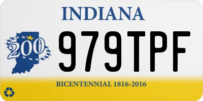 IN license plate 979TPF
