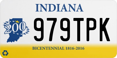 IN license plate 979TPK