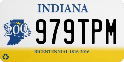 IN license plate 979TPM