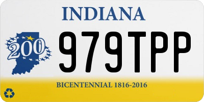 IN license plate 979TPP