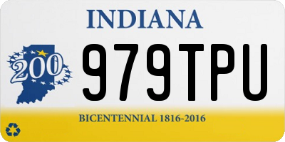 IN license plate 979TPU