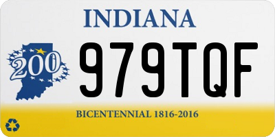 IN license plate 979TQF