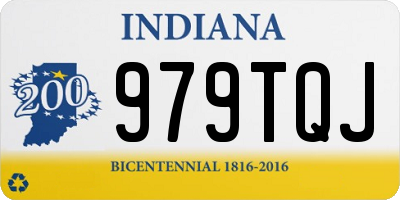 IN license plate 979TQJ
