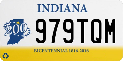 IN license plate 979TQM