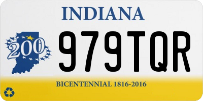 IN license plate 979TQR