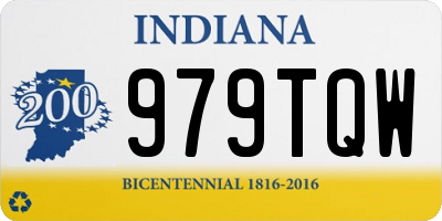 IN license plate 979TQW